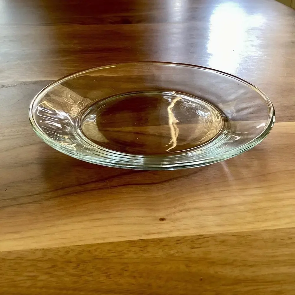 Clear Glass Salad Plates